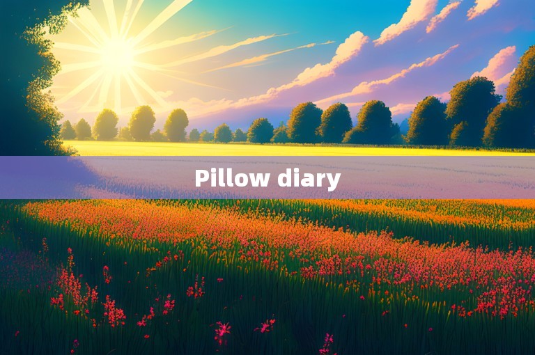 Pillow diary